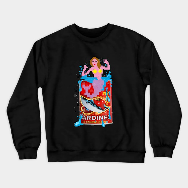 Blue Sardines Crewneck Sweatshirt by AVEandLIA